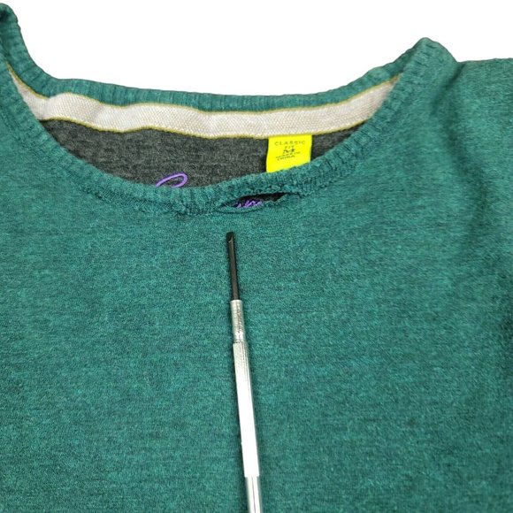 Robert Graham Mens M Sweater Classic Fit Green Casual Pullover Luxury Feel ISSUE - Picture 7 of 12